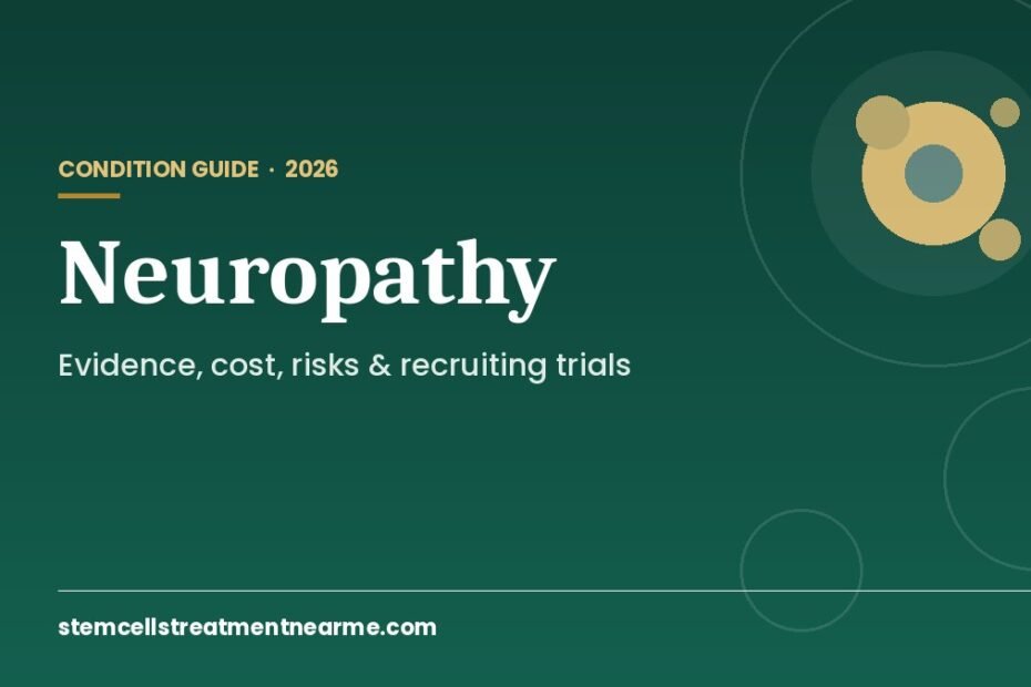 Stem Cell Therapy for Peripheral Neuropathy