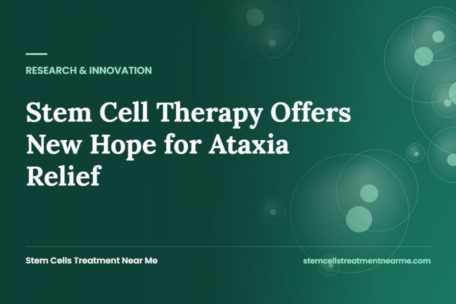 Stem Cell Therapy Offers New Hope for Ataxia Relief