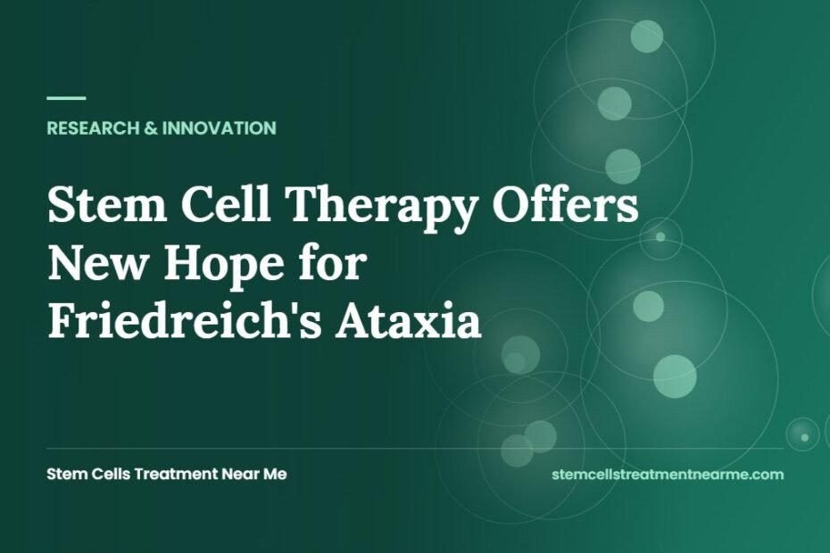 Stem Cell Therapy Offers New Hope for Friedreich's Ataxia