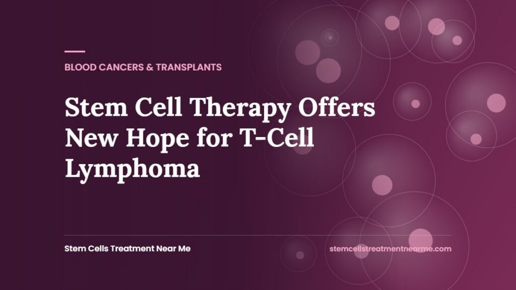 Stem Cell Therapy Offers New Hope for T-Cell Lymphoma