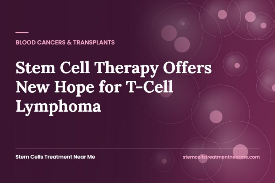 Stem Cell Therapy Offers New Hope for T-Cell Lymphoma